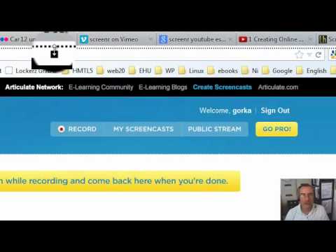 Screenr, servicio online para grabación de captura de pantalla en vídeo