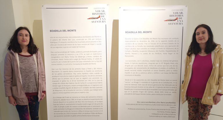 Exposición aeronáutica en Boadilla del Monte