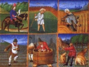 campesinos medievales