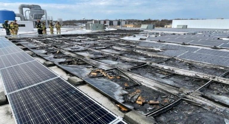 Seguridad frente a incendios en paneles fotovoltaicos