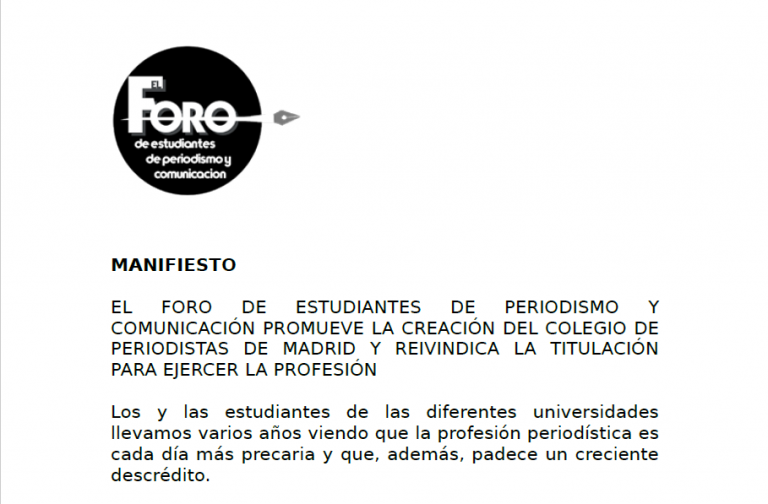 Plataforma en defensa del Periodismo